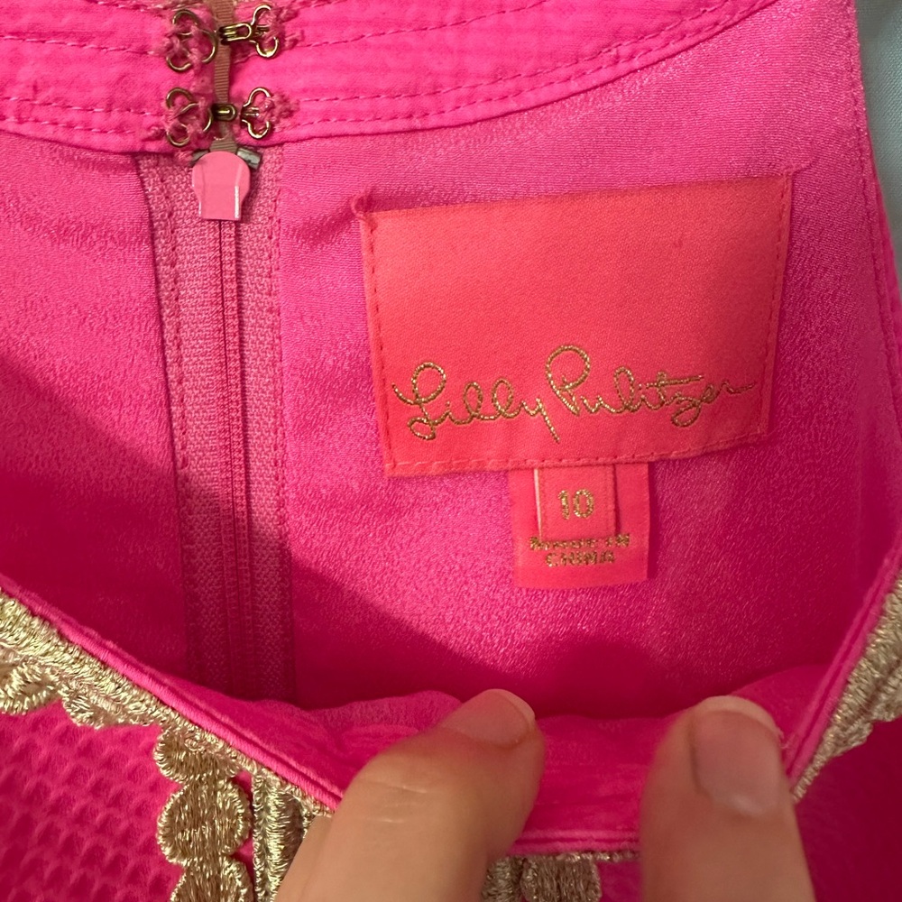 Lily Pulitzer Layne Stretch Shift Dress - Picture 4 of 4